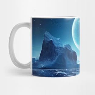 Cold Vast Land Serene Landscape Surreal Mug